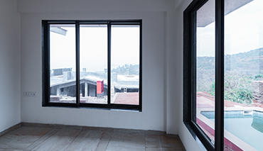 Hall / French Windows Interior, The Blue Breeze at Dapoli Murad Harnai by Asthavinayak developers